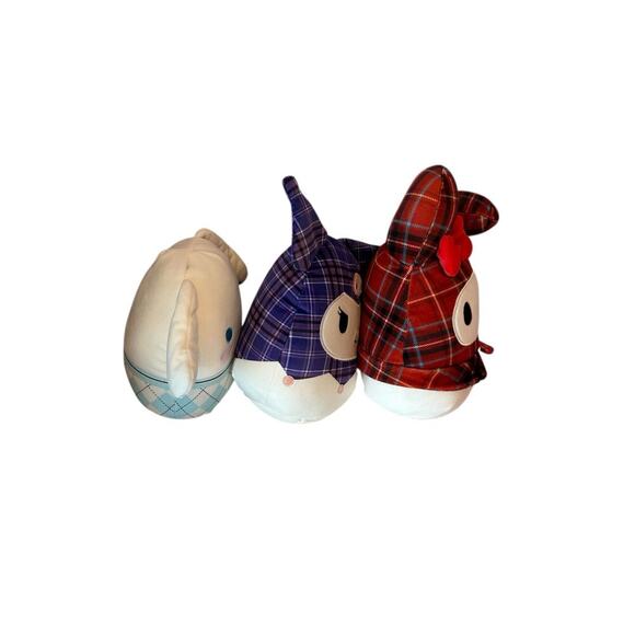 Hello Kitty Sanrio Squishmallows Set of 3 My Melody Cinnamoroll Kuromi NWT - Picture 5 of 12